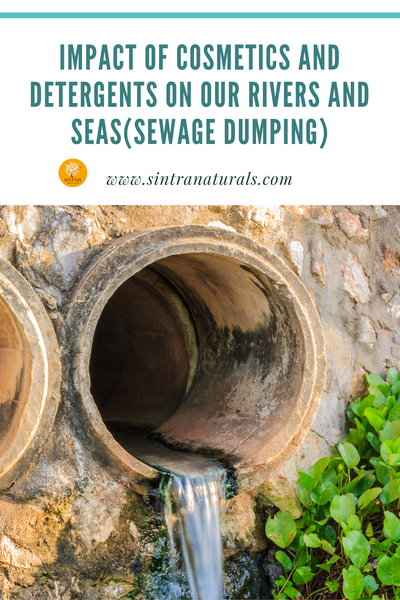 IMPACT OF COSMETICS AND DETERGENTS ON OUR SEAS AND RIVERS(SEWAGE WASTE DUMPING)